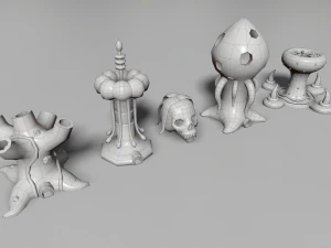 cartoon alien worlds insect race 3D Model