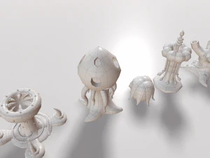cartoon alien worlds insect race 3D Model