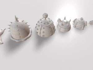 cartoon alien worlds insect race 3D Model