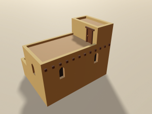 cartoon arabian town 3Dモデル