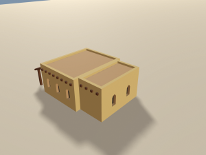 cartoon arabian town 3Dモデル