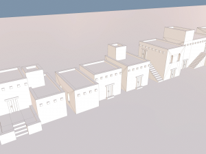 cartoon arabian town 3Dモデル