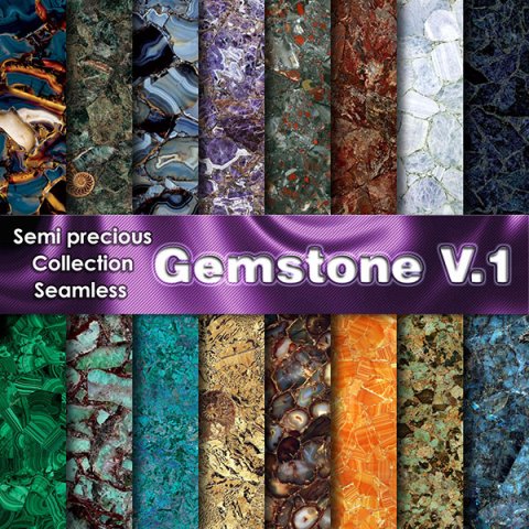 gemstone v1 CG 纹理 .c4d .max .obj .3ds .fbx .stl .blend 