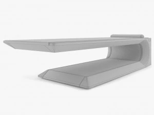 square hammam day-bed 3D Model