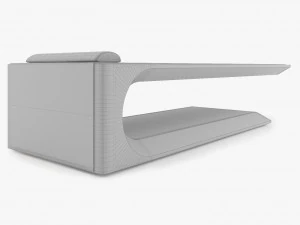 square hammam day-bed 3D Model