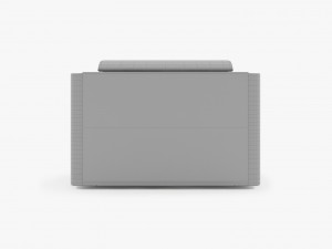 square hammam day-bed 3D Модель