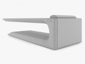 square hammam day-bed 3D Model