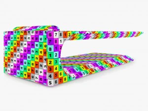 square hammam day-bed 3D Model