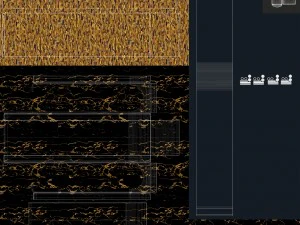 square hammam day-bed 3D Model