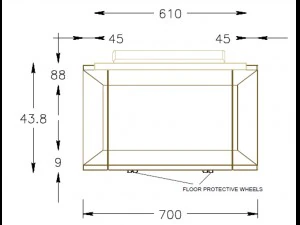 square hammam day-bed 3D Model