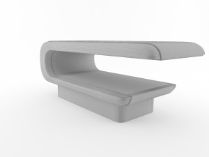 square wet treatment table Modelo 3D