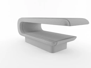 square wet treatment table 3D Model