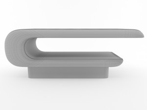 square wet treatment table Modelo 3D
