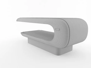 square wet treatment table 3D Model