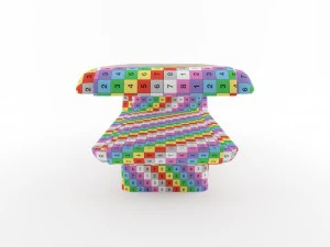 square wet treatment table 3D Model