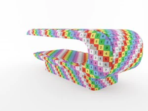 square wet treatment table 3D Model