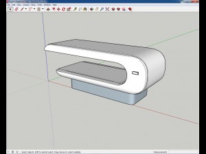 square wet treatment table Modelo 3D