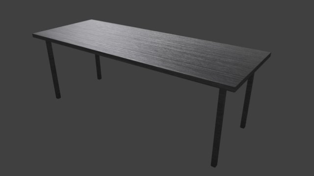 kitchen table 3D 模型 .c4d .max .obj .3ds .fbx .stl .blend 