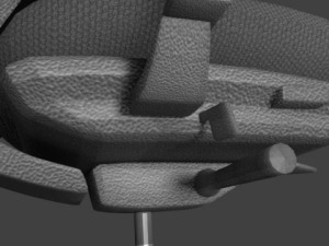 detailed chair Model 3D