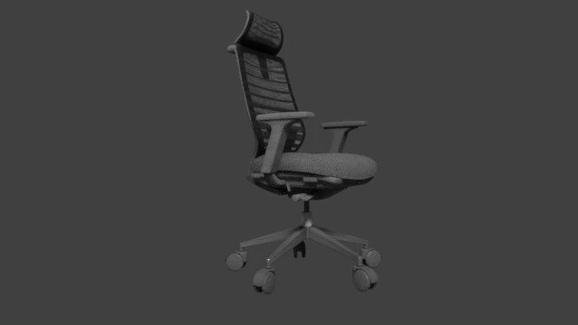detailed chair 3D Model .c4d .max .obj .3ds .fbx .stl .blend 