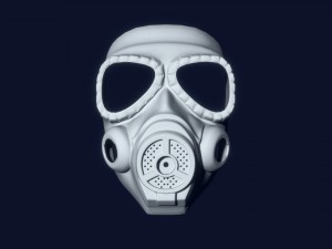 mo4 gas mask 3D मॉडल