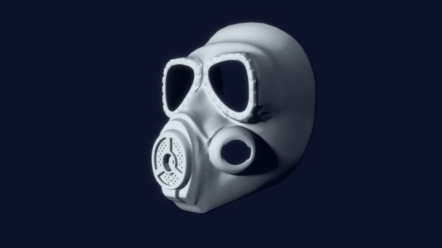 mo4 gas mask 3D Model .c4d .max .obj .3ds .fbx .stl .blend 