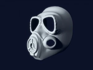 mo4 gas mask 3D Model
