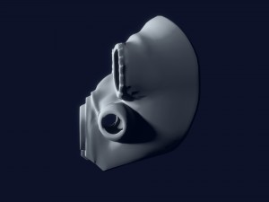 mo4 gas mask 3D मॉडल