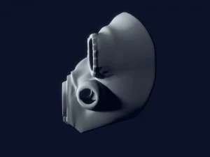 mo4 gas mask 3D Model