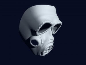 mo4 gas mask 3D मॉडल