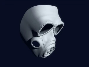mo4 gas mask 3D Model