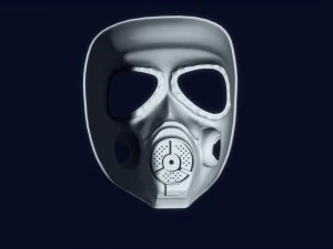 mo4 gas mask 3D Model