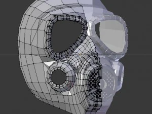 mo4 gas mask 3D Model