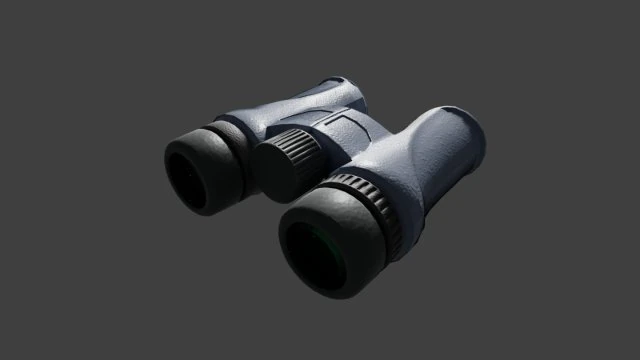 binoculars nikon monarch 7 3D Model .c4d .max .obj .3ds .fbx .stl .blend 