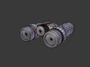 binoculars nikon monarch 7 3D Model
