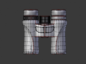 binoculars nikon monarch 7 3D 모델