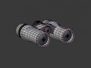 binoculars nikon monarch 7 3D 모델