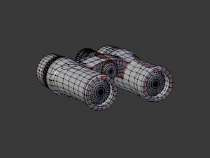 binoculars nikon monarch 7 3D Model
