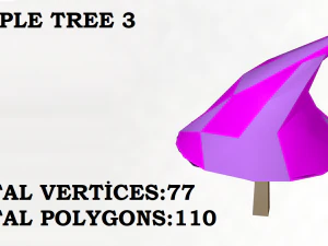 tree and mount 3D Model