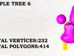 tree and mount 3D Model