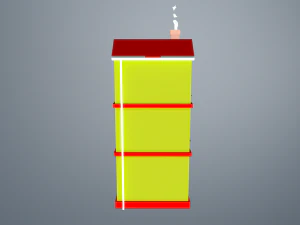 cartoon building 3D Model