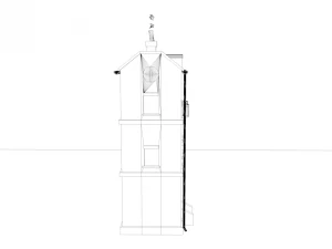 cartoon building 3D Model