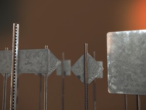 us road signs clean and dirty-rusty-decayed textures 4k and lowpoly kit 3D 모델