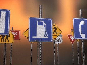 us road signs clean and dirty-rusty-decayed textures 4k and lowpoly kit 3D 모델