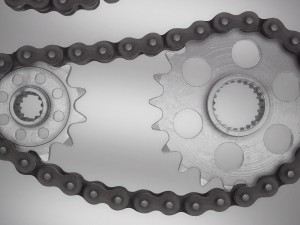 high end gear and chain 4k textures Modelo 3D