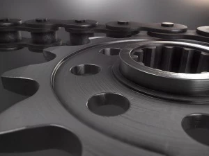 high end gear and chain 4k textures 3D Model