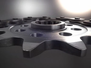 high end gear and chain 4k textures 3D Model
