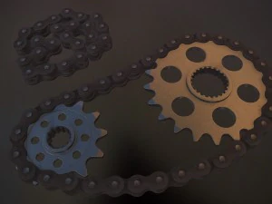 high end gear and chain 4k textures 3D Model