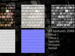 tiling stone roofing-wall-floor high ress CG Textures
