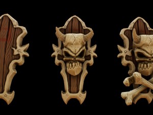bone shield kit Modelo 3D